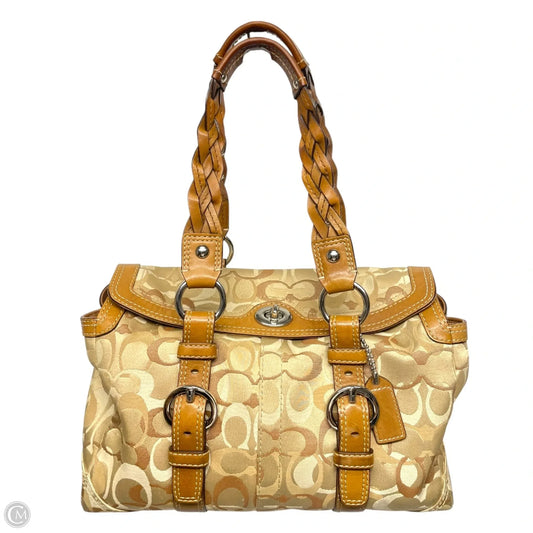 Handbag Designer By Coach, Size: Medium