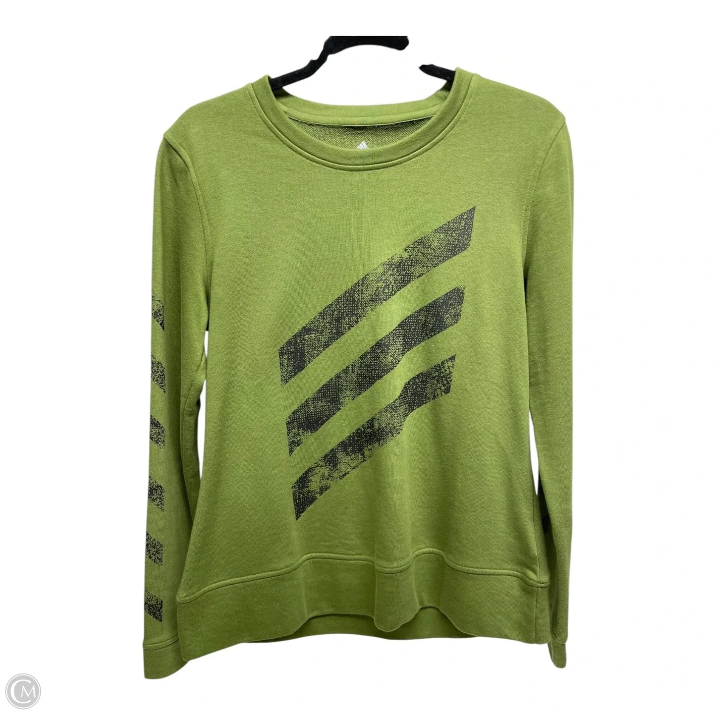 Sweatshirt Crewneck By Adidas In Green, Size: M