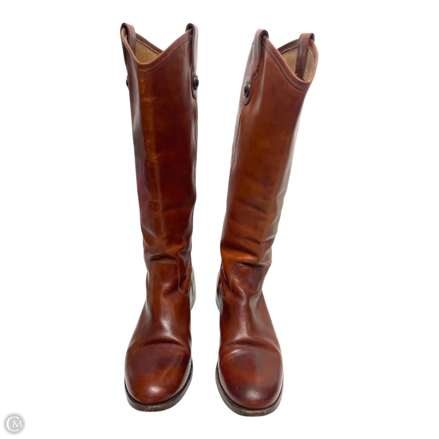 Boots Designer By Frye In Brown, Size: 7.5