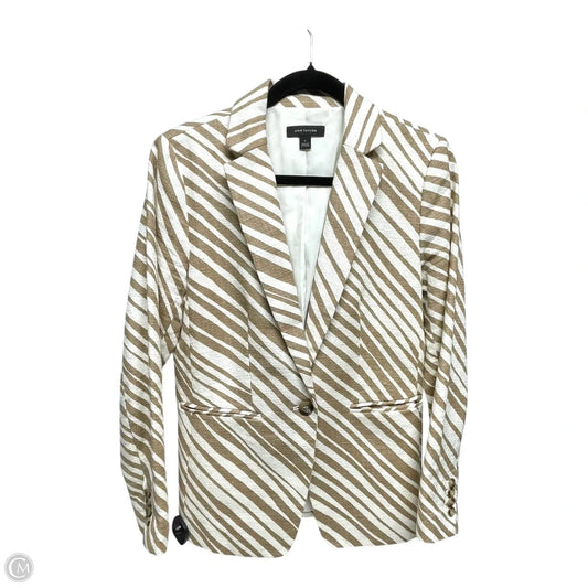 Blazer By Ann Taylor In Animal Print, Size: 6