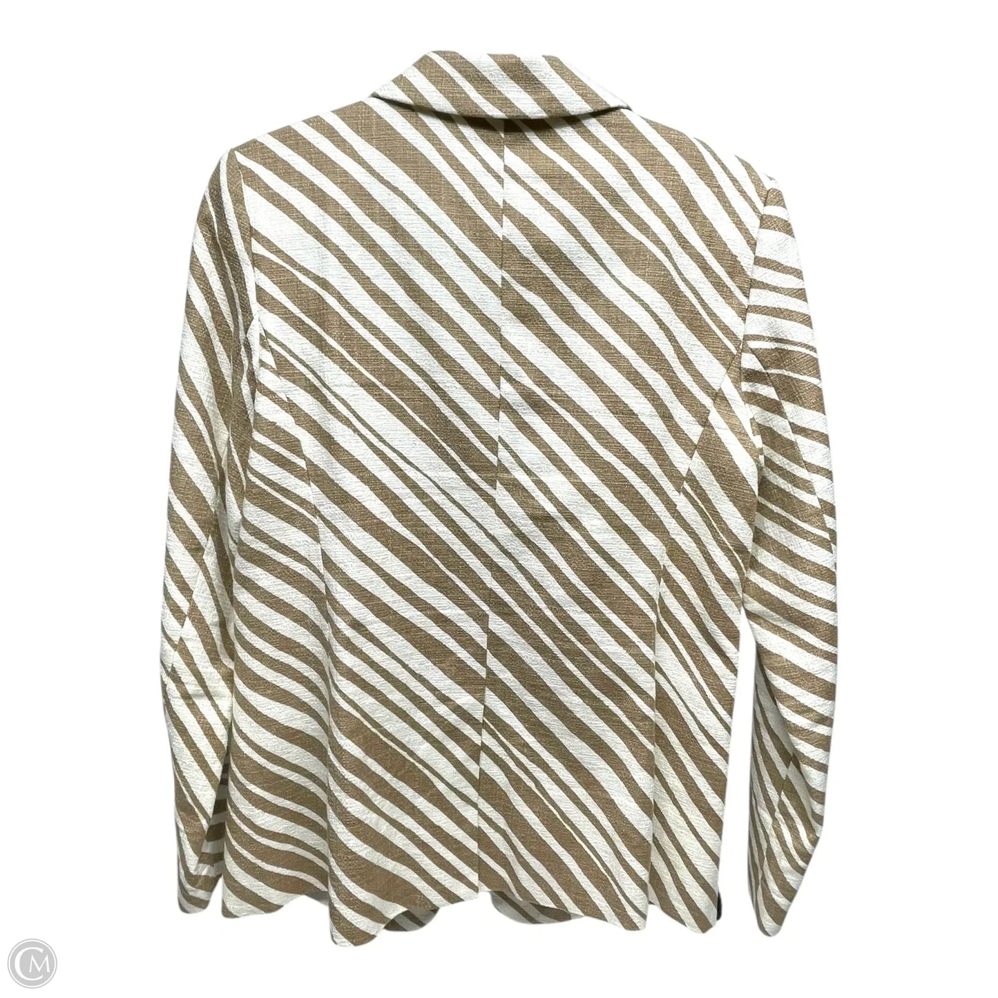 Blazer By Ann Taylor In Animal Print, Size: 6