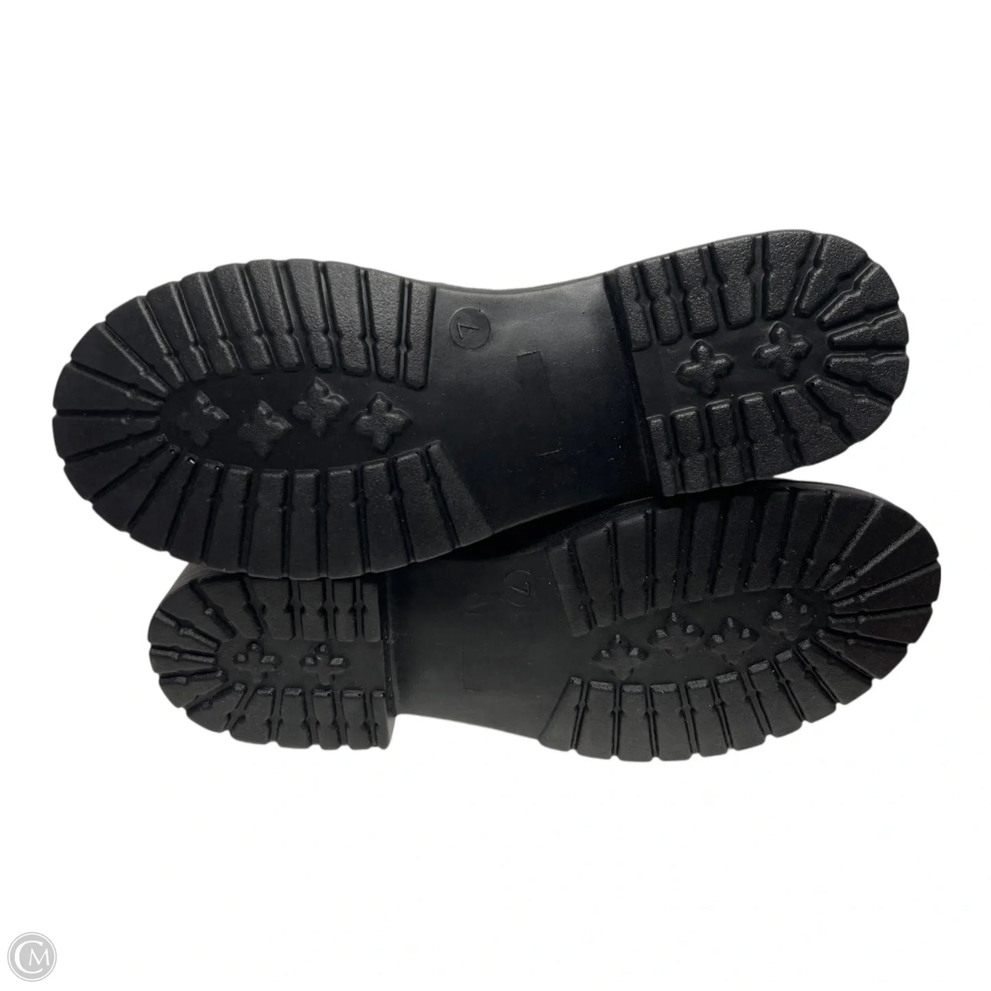 Boots Combat By Easy Street In Brown, Size: 7