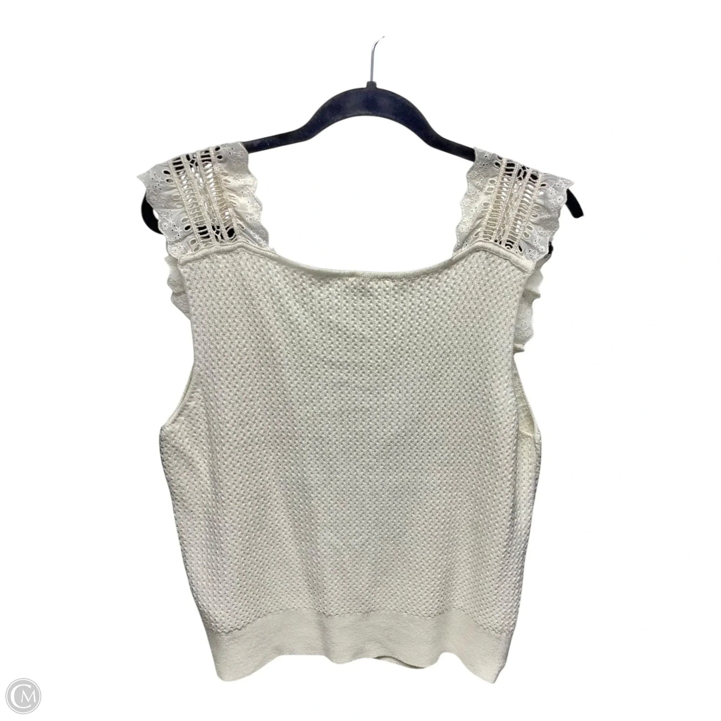 Sweater By Pilcro In White, Size: Xl