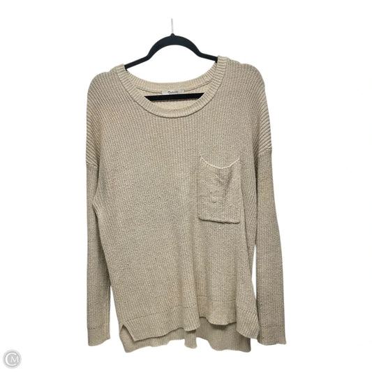 Sweater By Madewell In Tan, Size: S