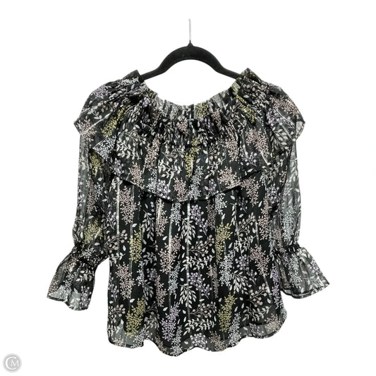 Top Long Sleeve By Loft In Multi-colored, Size: Xs