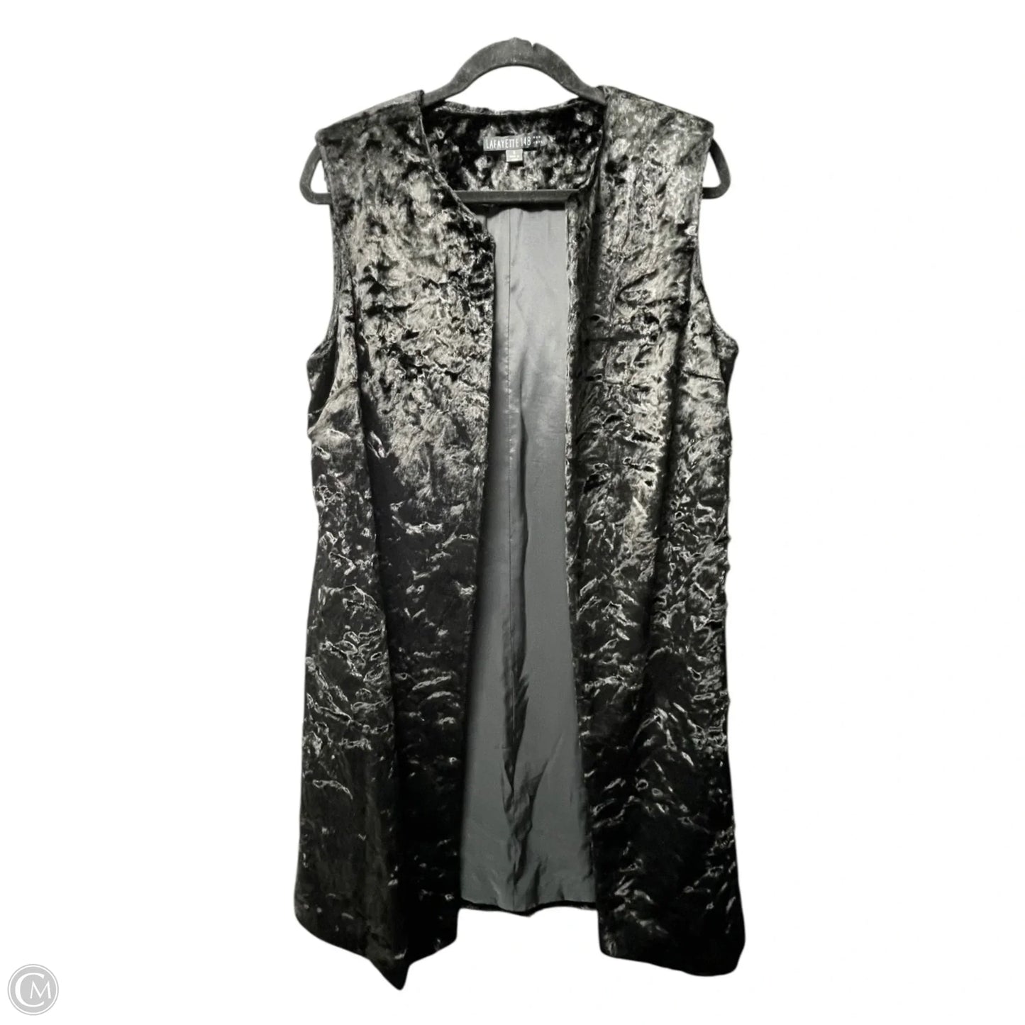 Vest Designer By Lafayette 148 In Black, Size: 8