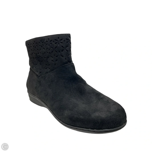 Boots Ankle Heels By Comfortview In Black, Size: 10.5