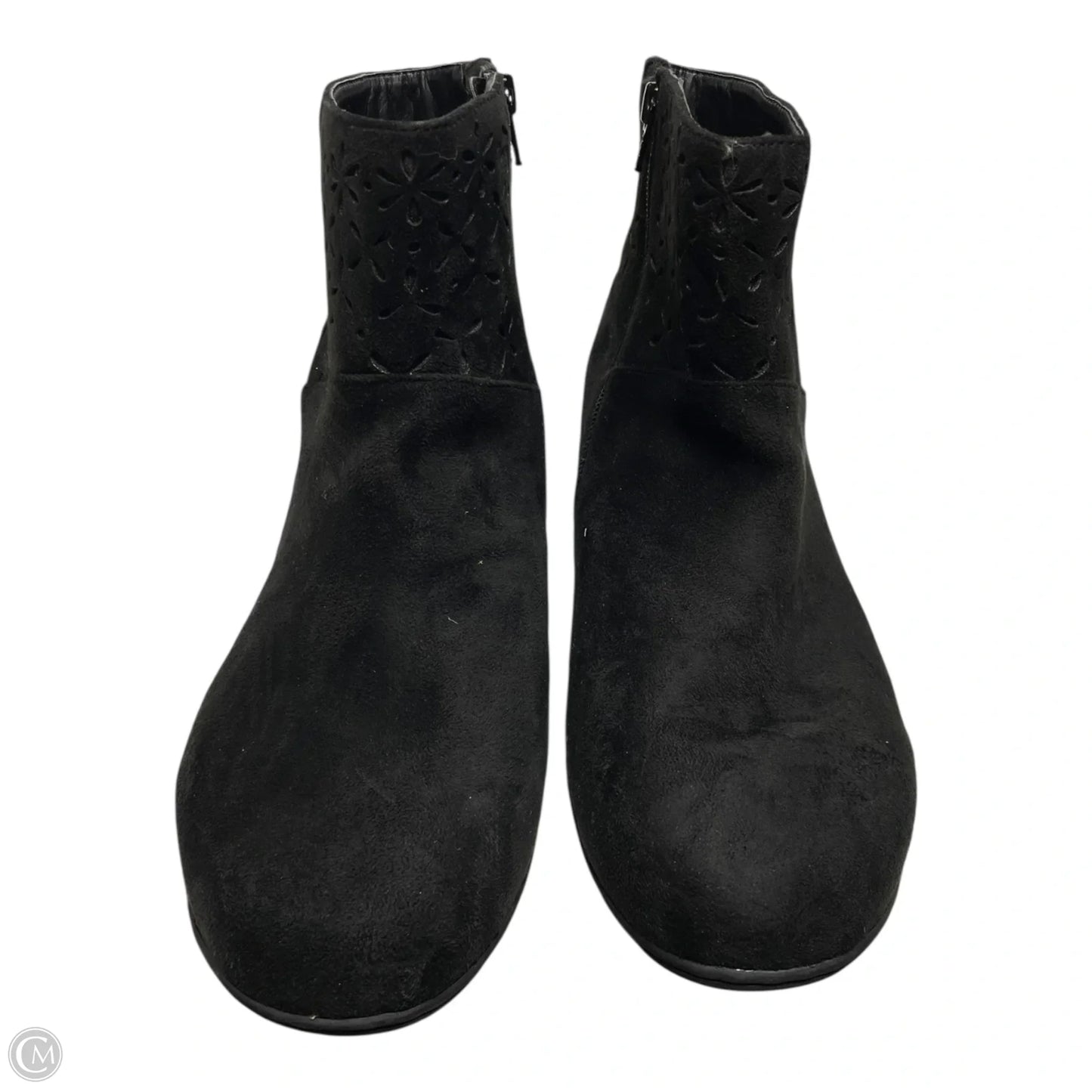 Boots Ankle Heels By Comfortview In Black, Size: 10.5