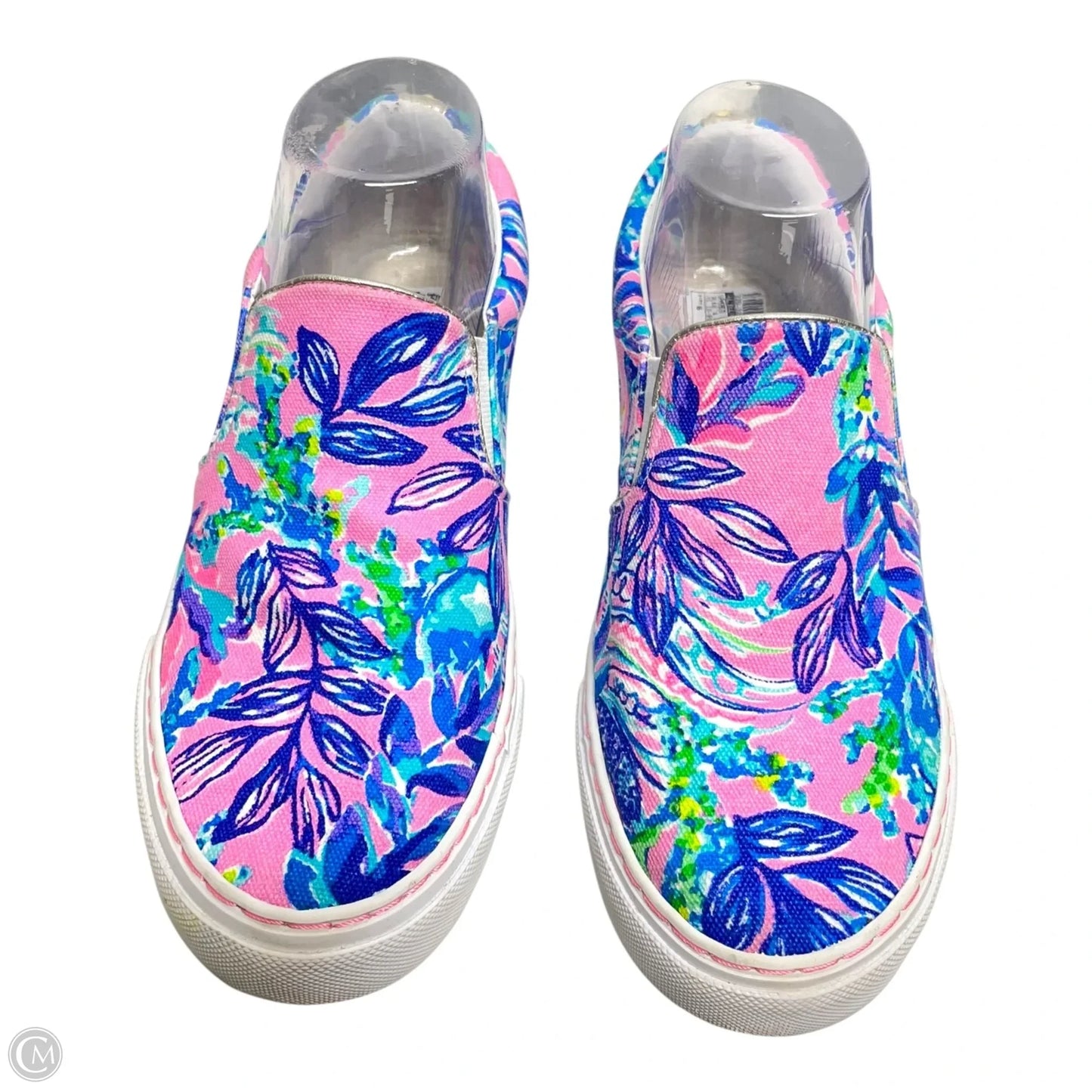 Shoes Designer By Lilly Pulitzer In Blue & Pink, Size: 6