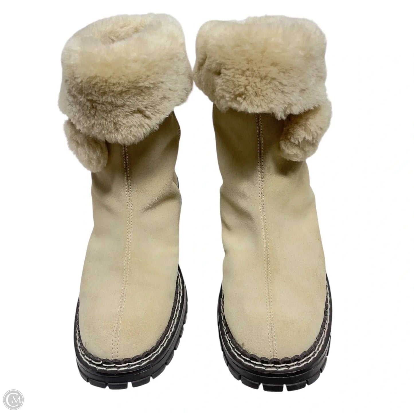 Boots Snow By Coldwater Creek In Cream, Size: 7
