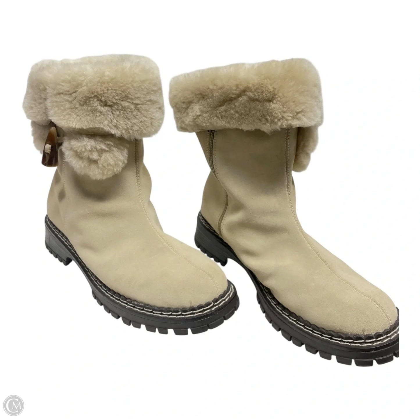 Boots Snow By Coldwater Creek In Cream, Size: 7