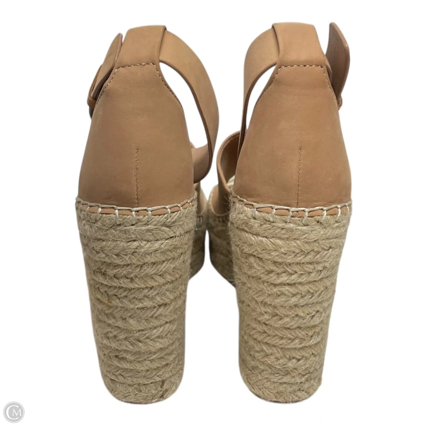 Sandals Heels Wedge By Marc Fisher In Brown, Size: 7