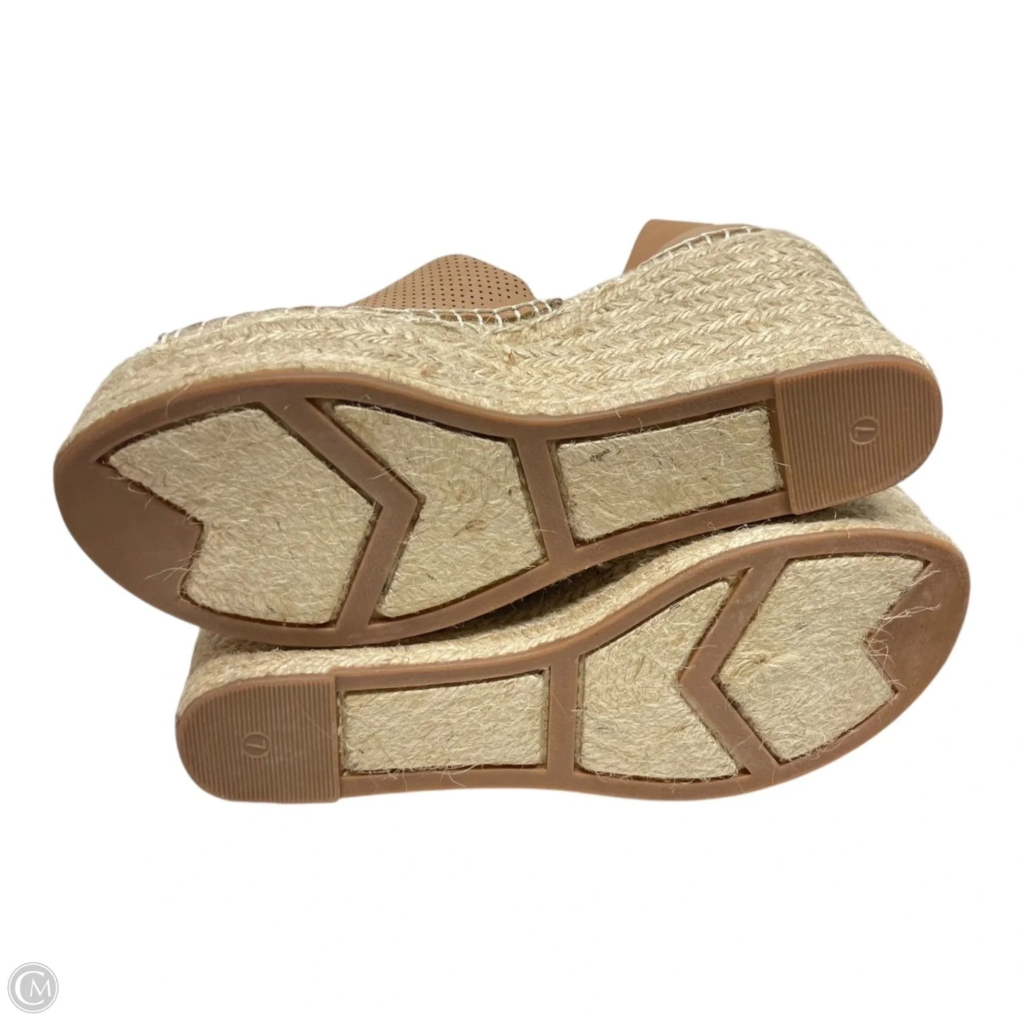 Sandals Heels Wedge By Marc Fisher In Brown, Size: 7