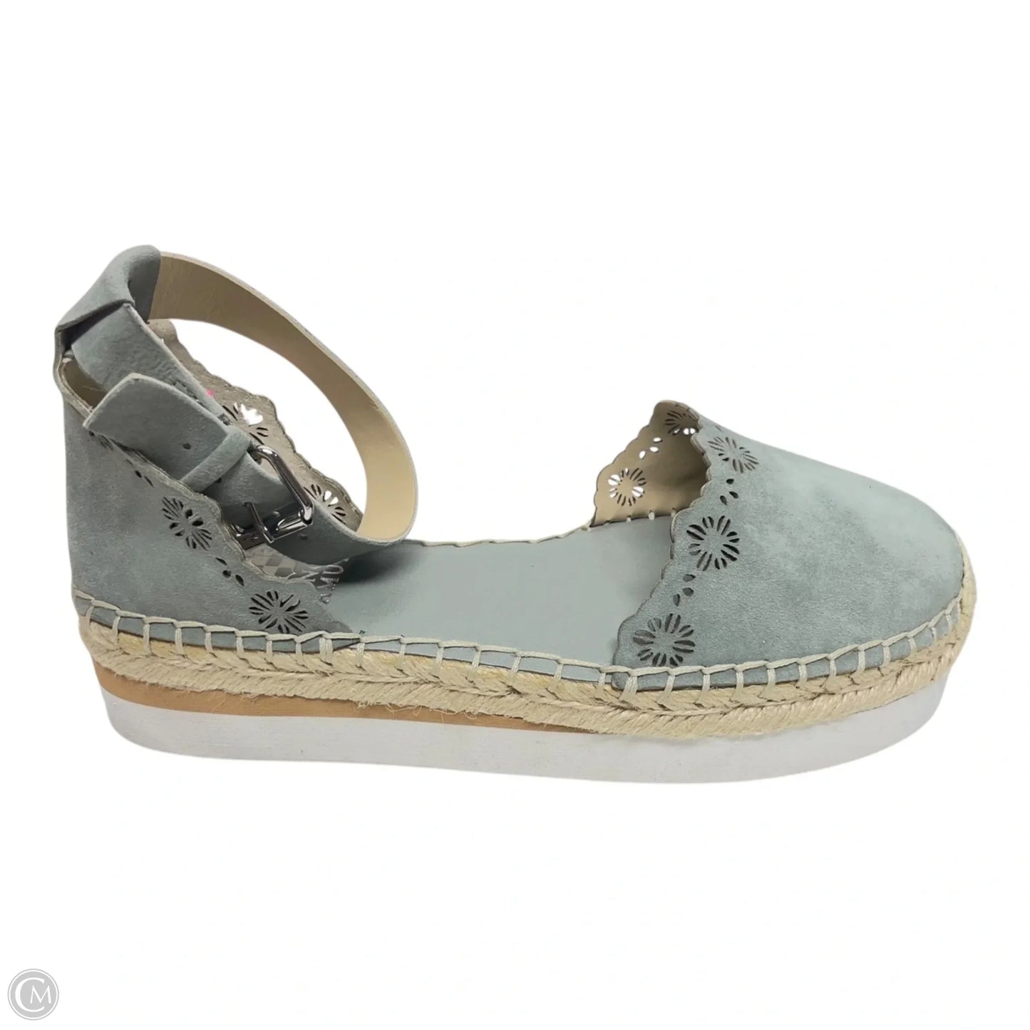 Sandals Flats By Vince Camuto In Green, Size: 6.5