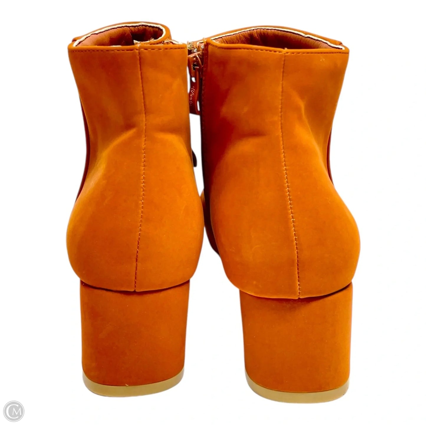 Boots Ankle Heels By weeboo In Orange, Size: 8.5