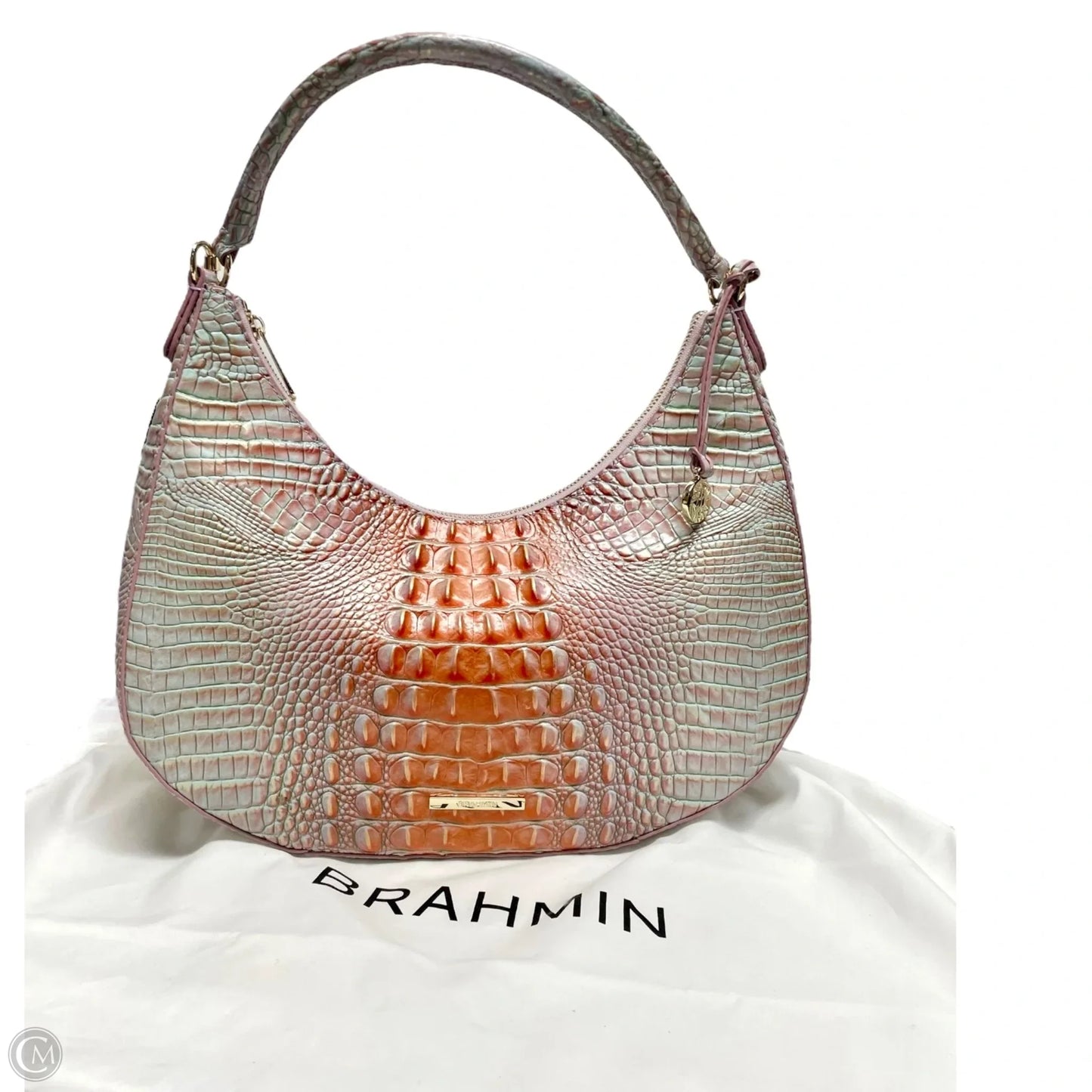 Handbag Designer By Brahmin, Size: Large