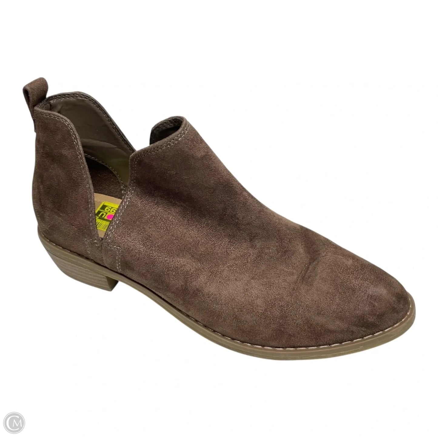 Boots Ankle Heels By Universal Thread In Brown, Size: 8.5