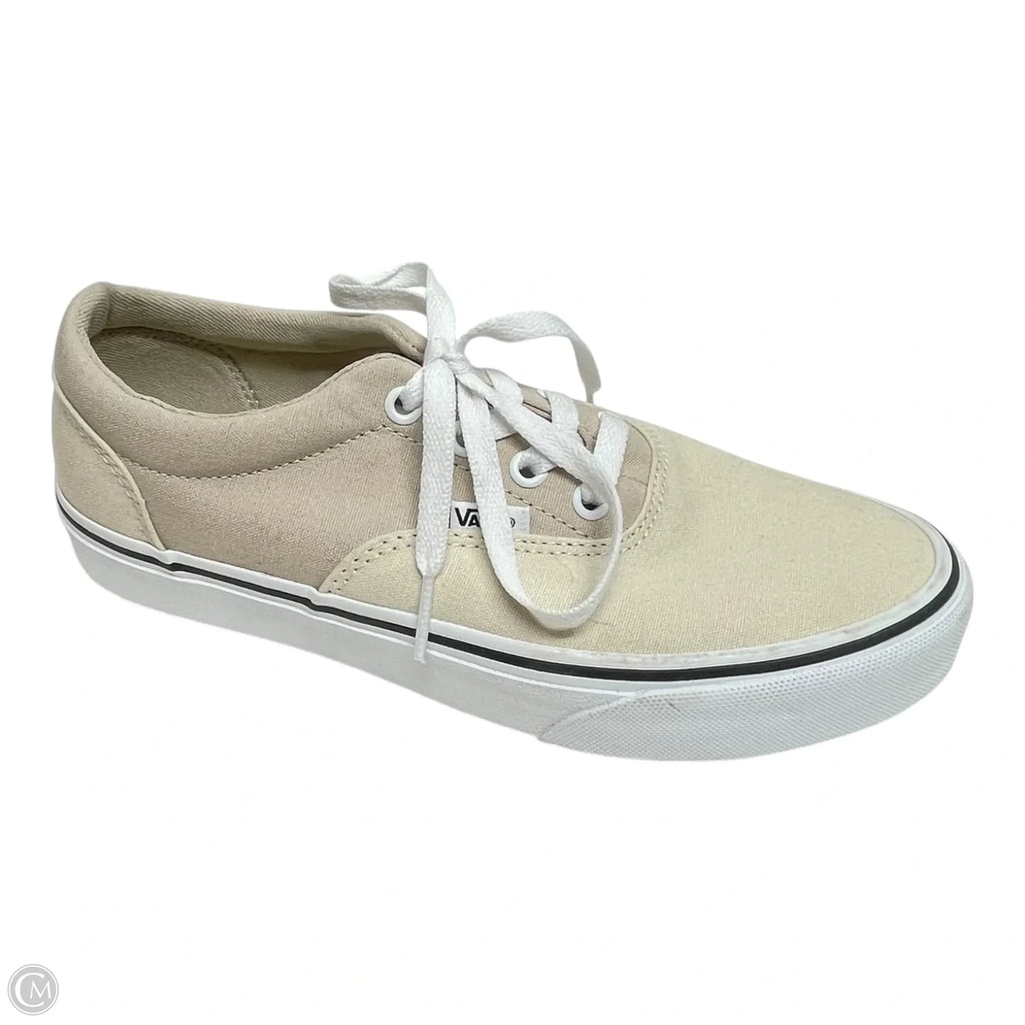 Shoes Sneakers By Vans In Tan, Size: 7.5