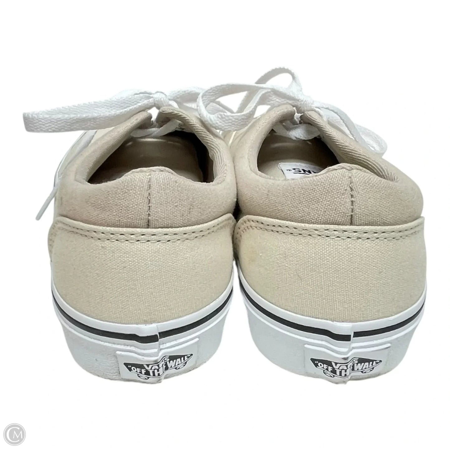 Shoes Sneakers By Vans In Tan, Size: 7.5