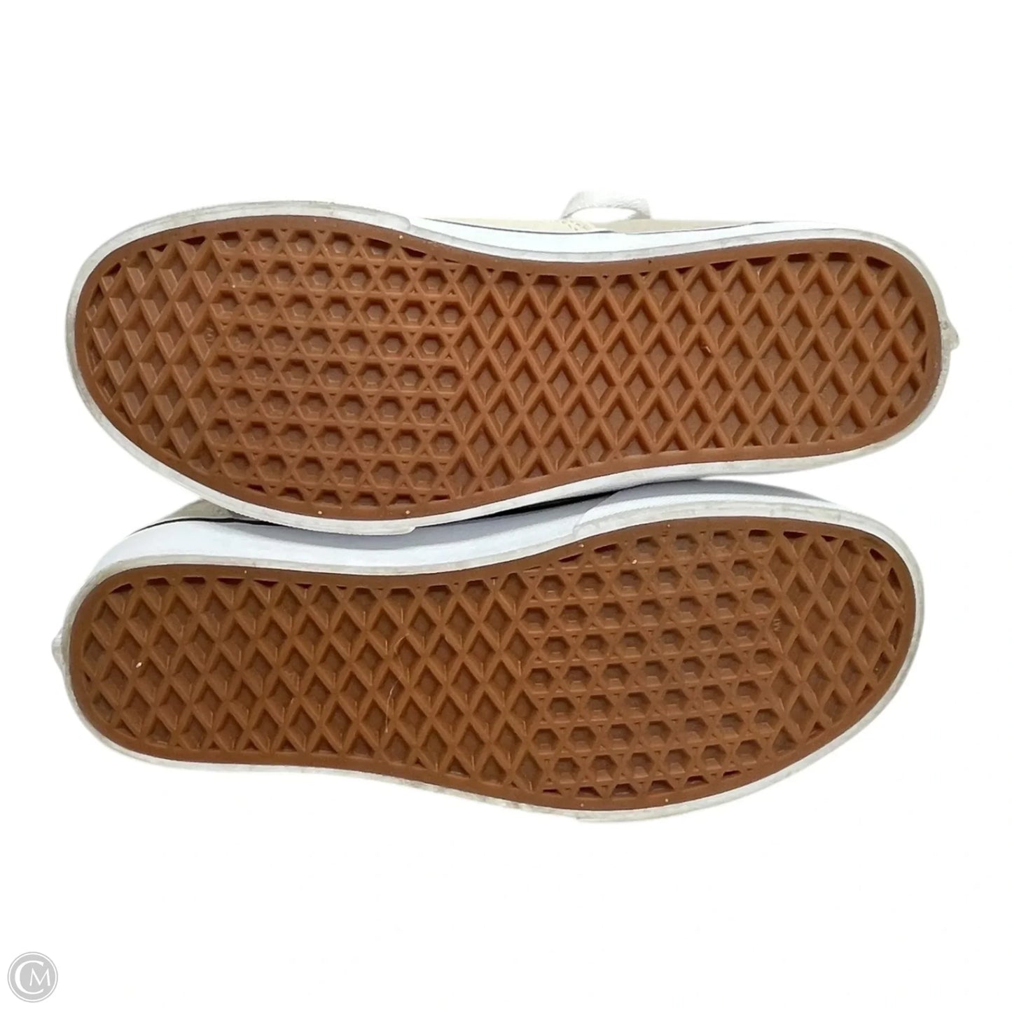 Shoes Sneakers By Vans In Tan, Size: 7.5