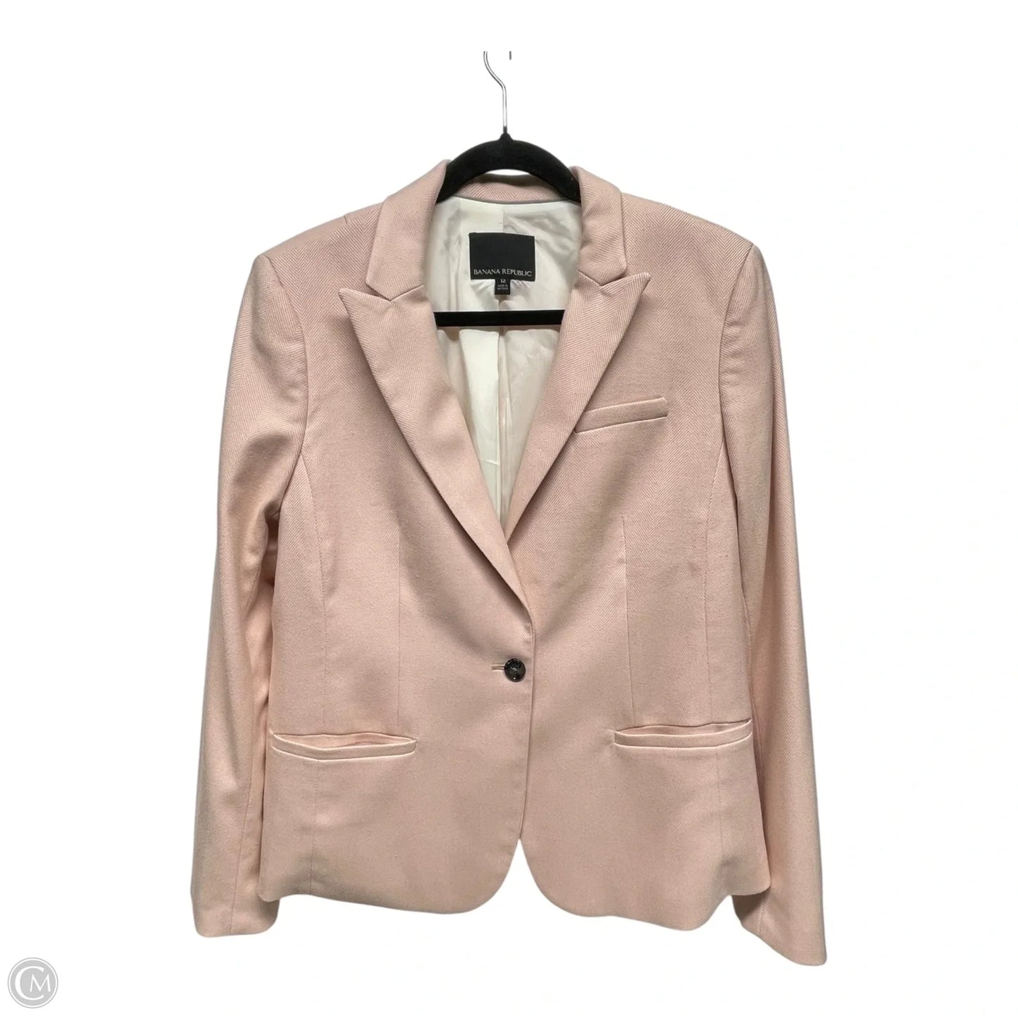 Blazer By Banana Republic In Peach, Size: 12