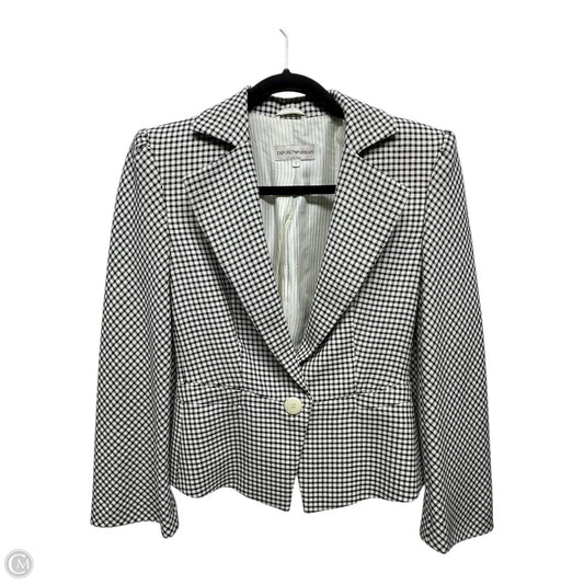 Blazer By Emporio Armani In Black & Cream, Size: 6