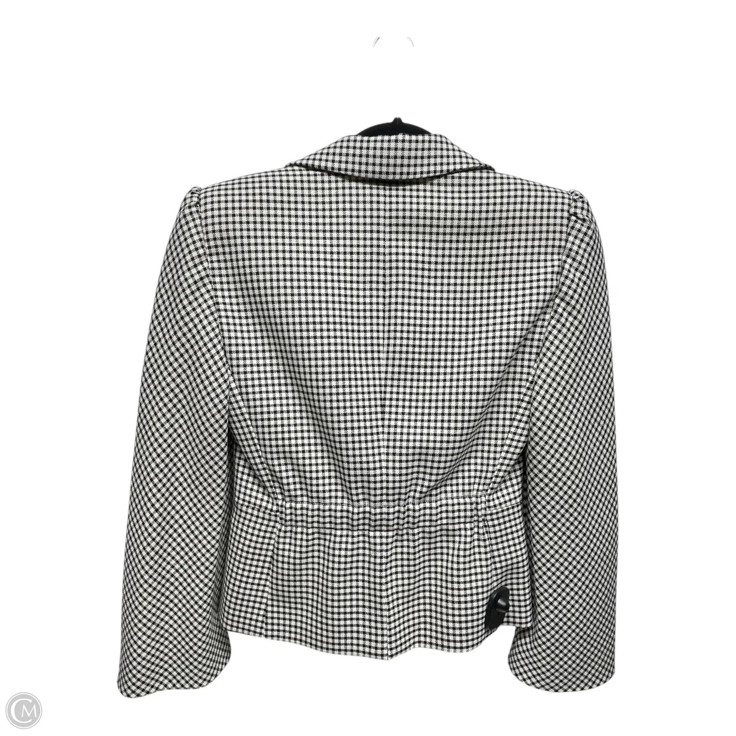 Blazer By Emporio Armani In Black & Cream, Size: 6