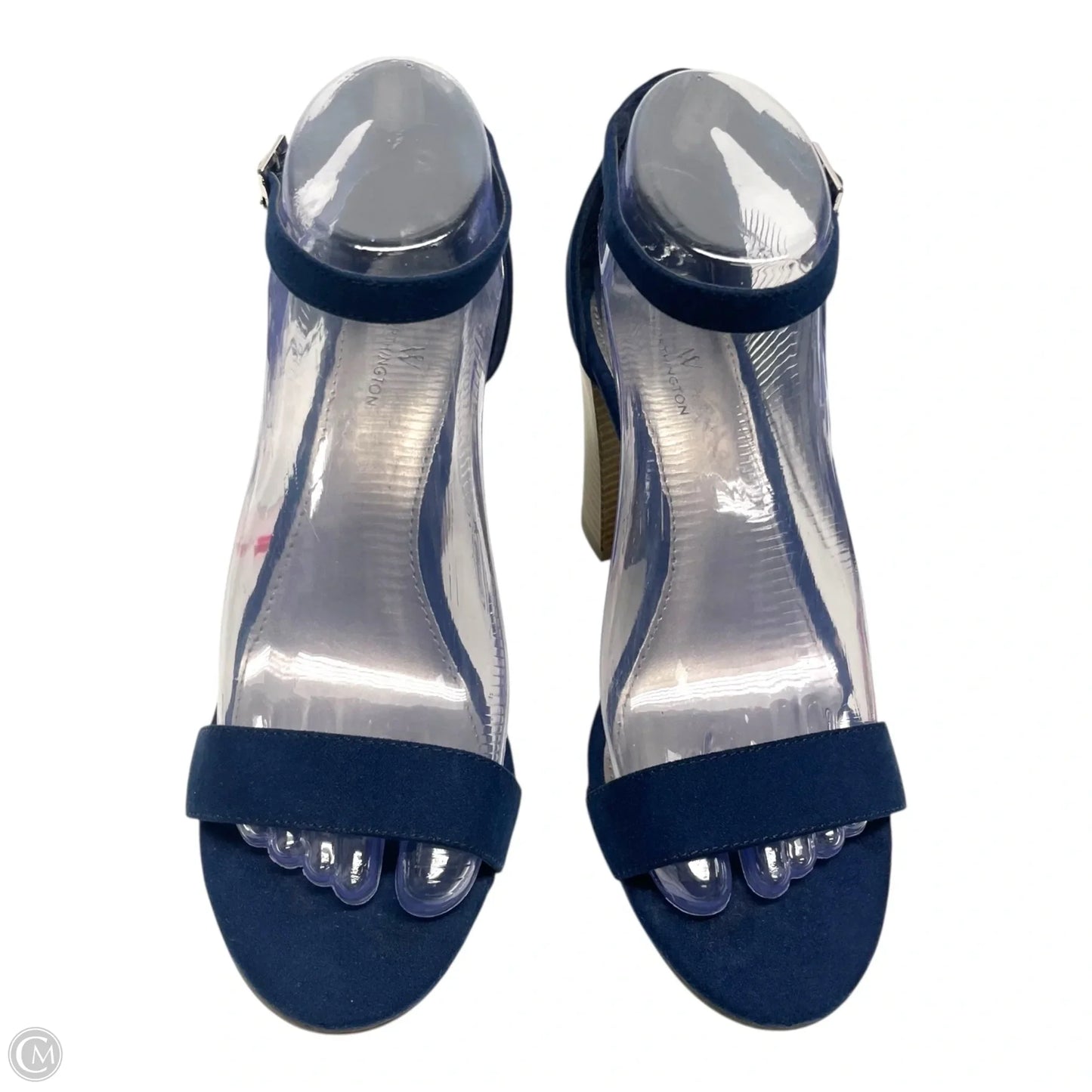 Sandals Heels Block By Worthington In Navy, Size: 7