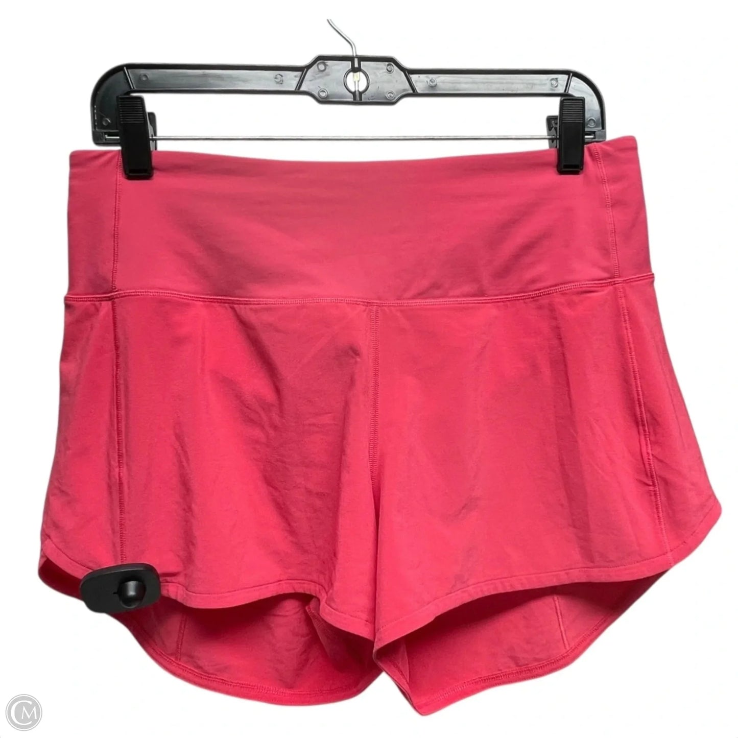 Athletic Shorts By Lululemon In Coral, Size: 8