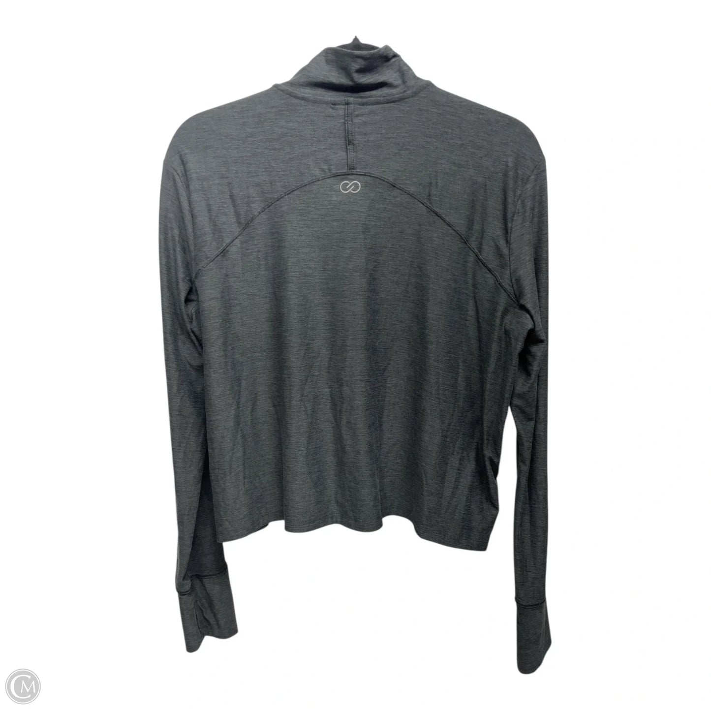 Sweatshirt Collar By Calia In Grey, Size: M