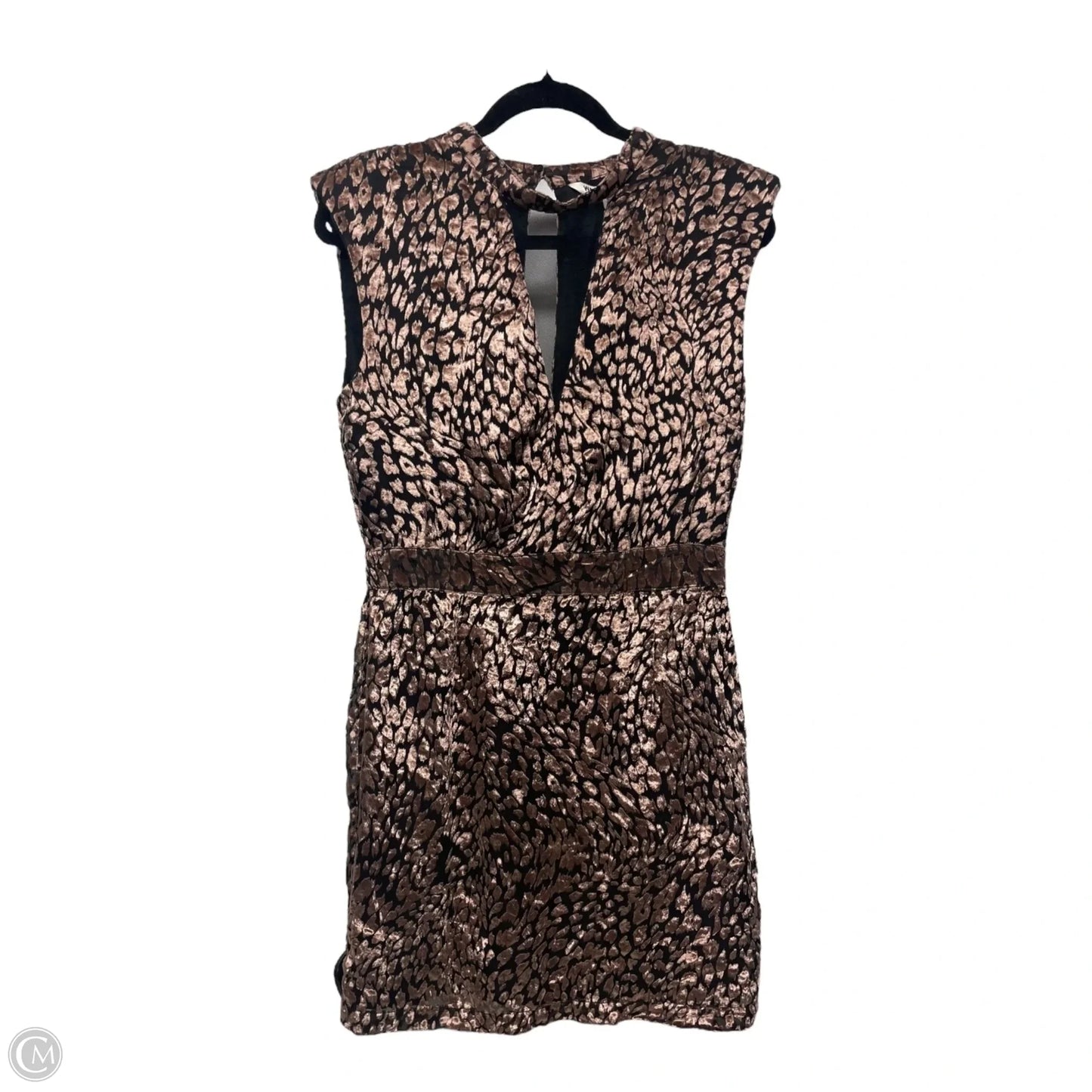 Dress Casual Short By Walter Baker In Black & Pink, Size: 8