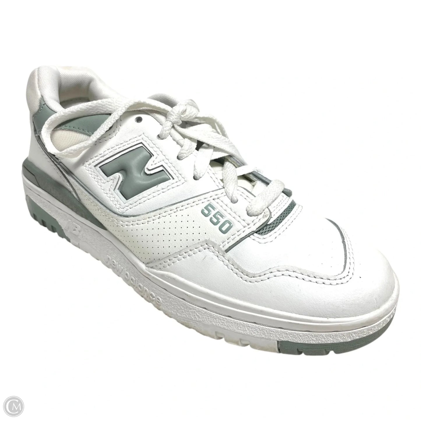 Shoes Sneakers By New Balance In Green & White, Size: 7.5