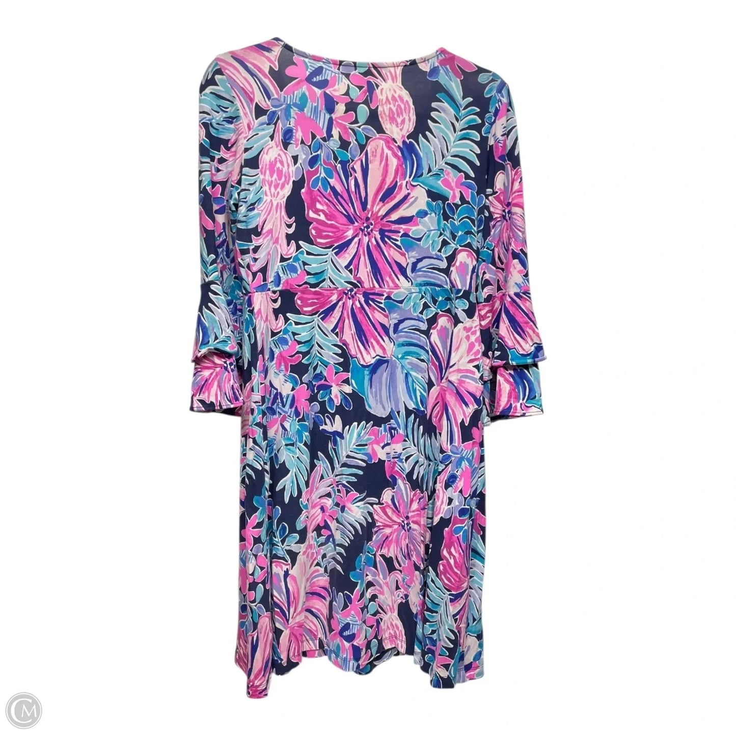 Dress Designer By Lilly Pulitzer In Blue & Purple, Size: M