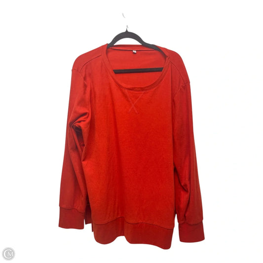Top Long Sleeve By Clothes Mentor In Orange, Size: 2x