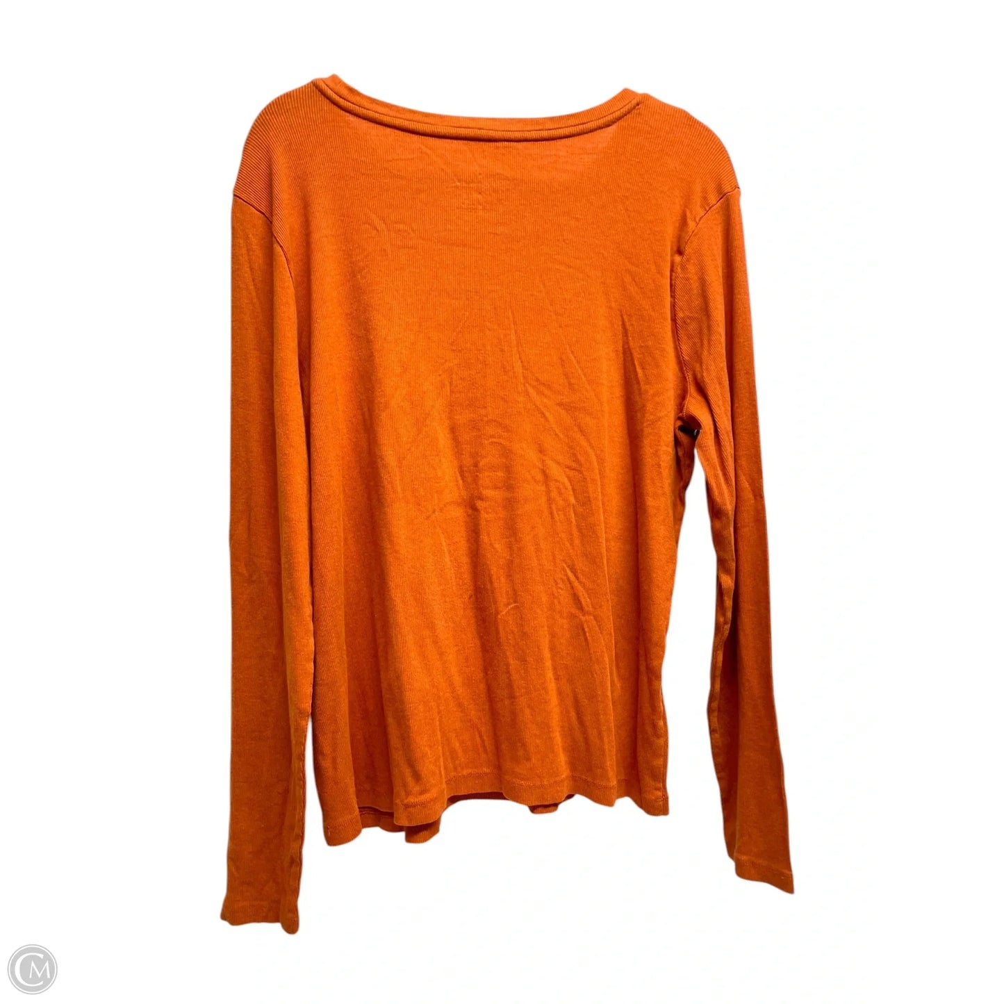 Top Long Sleeve By A New Day In Orange, Size: 2x