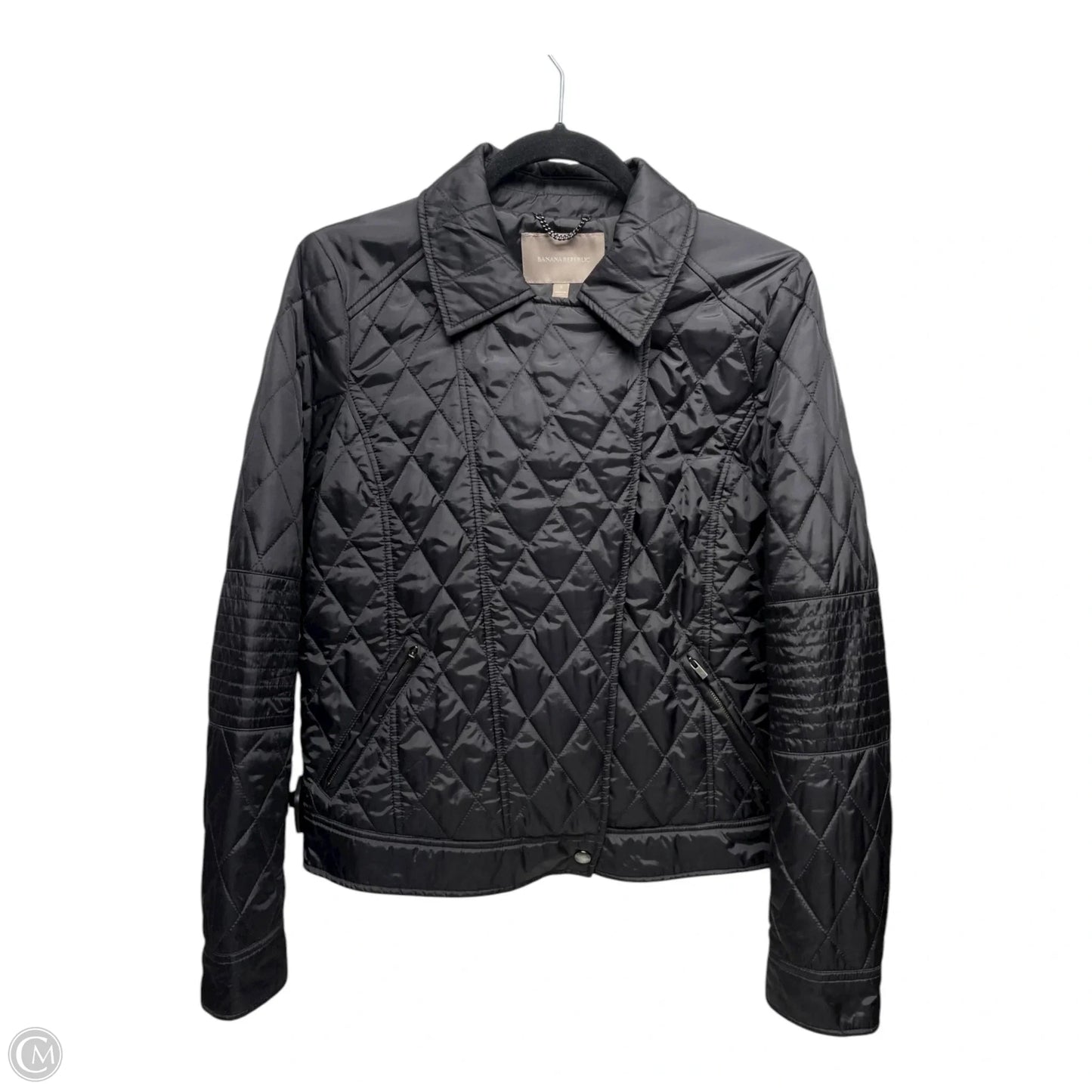 Coat Puffer & Quilted By Banana Republic In Black, Size: S