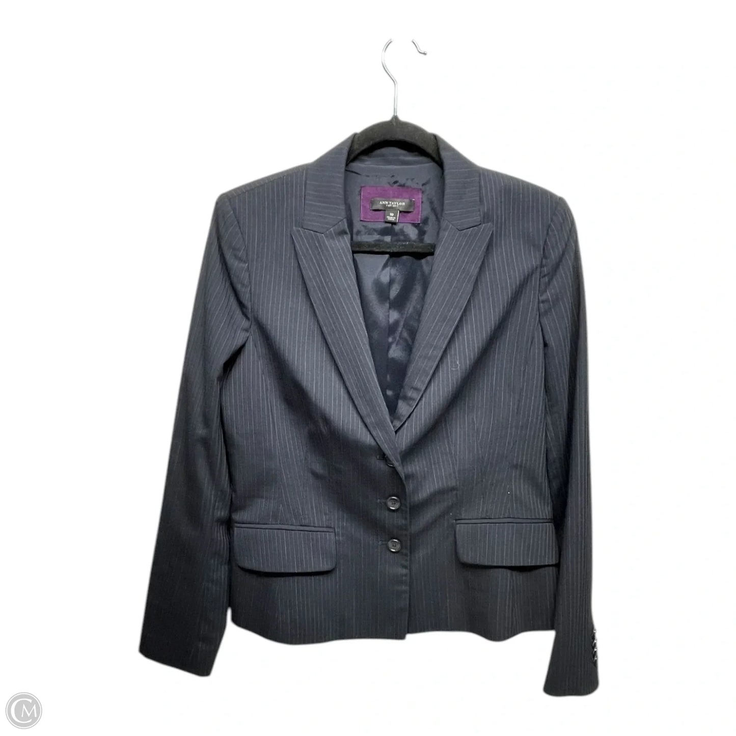 Blazer By Ann Taylor In Navy, Size: 10