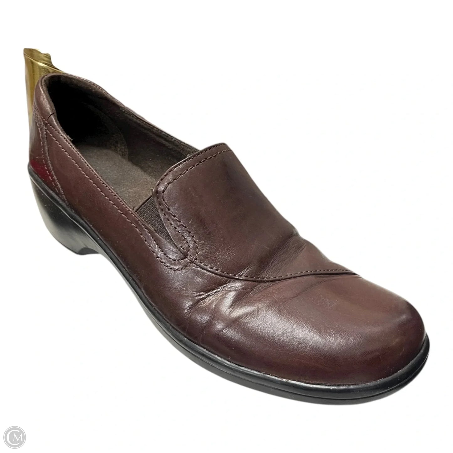 Shoes Flats By Clarks In Brown, Size: 8