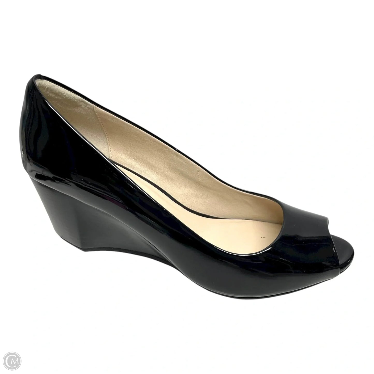 Sandals Heels Wedge By Cole-haan In Black, Size: 10