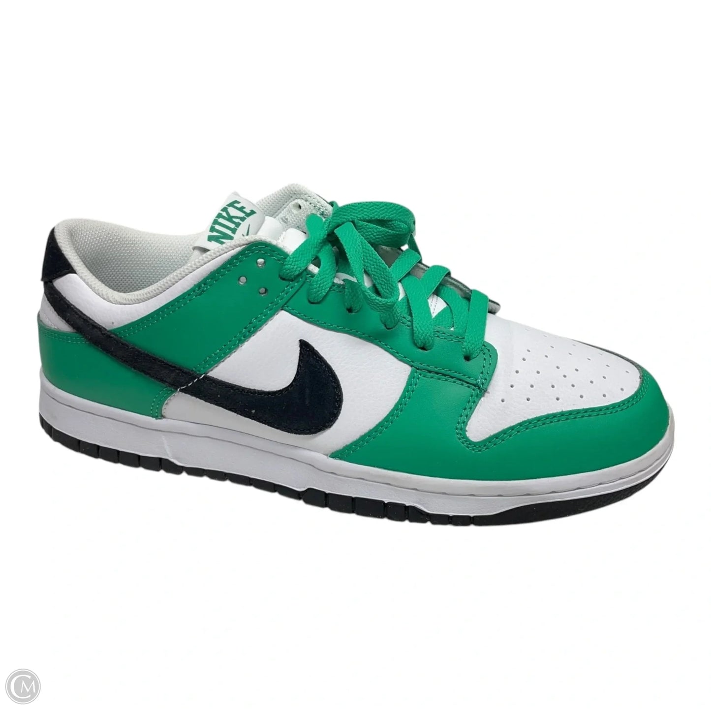 Shoes Sneakers By Nike In Green & White, Size: 10.5