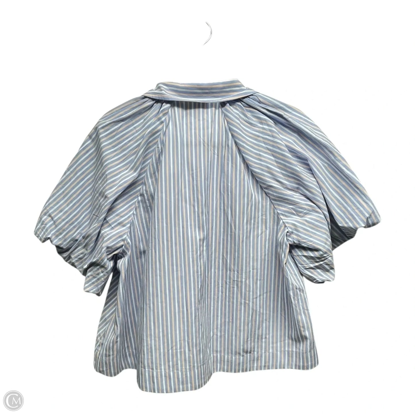 Top Short Sleeve By Maeve In Striped Pattern, Size: M