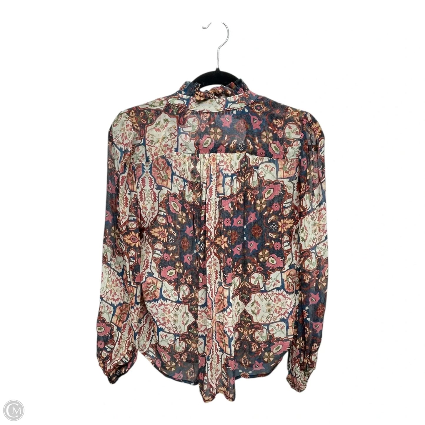 Top Long Sleeve By Anthropologie In Multi-colored, Size: Xs