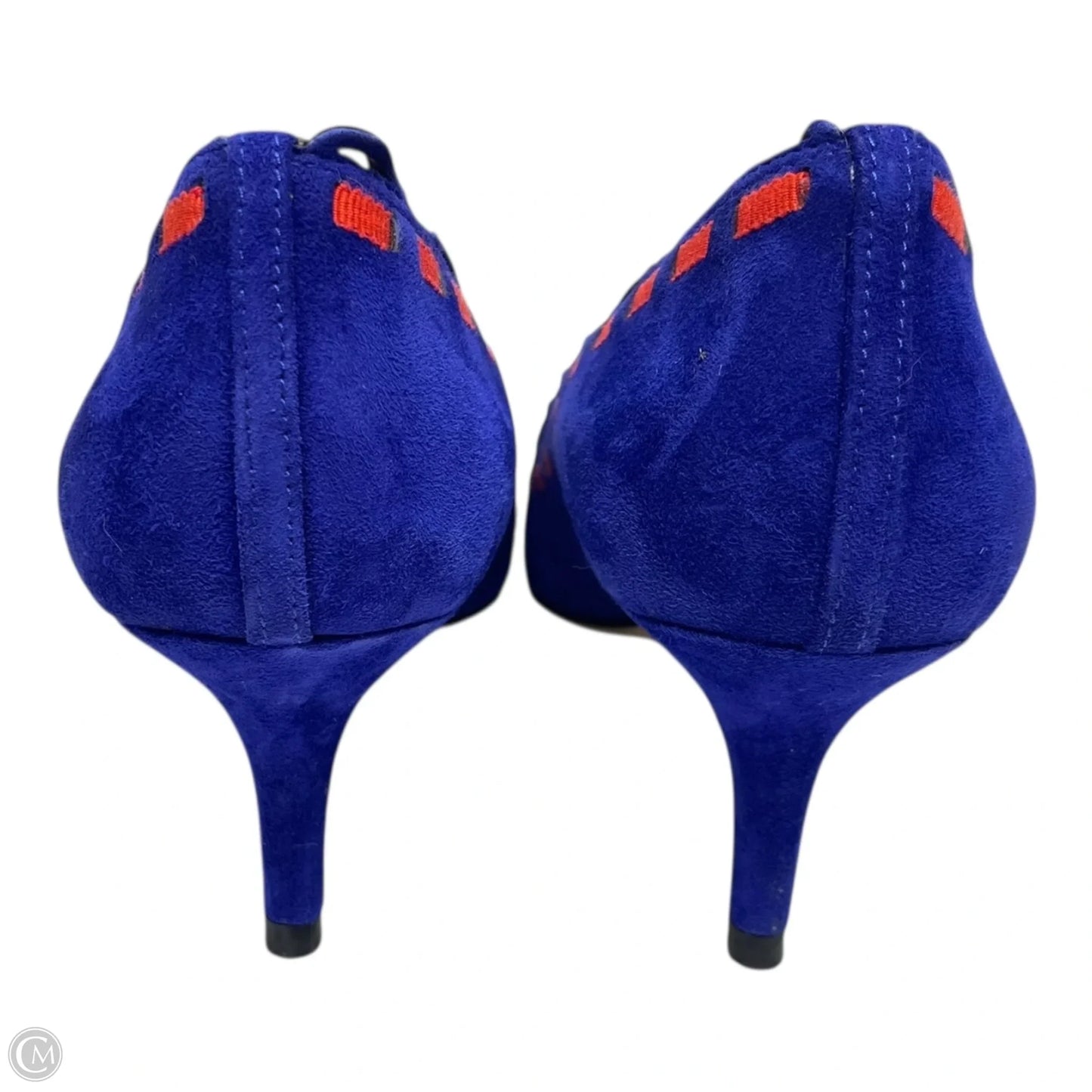 Shoes Heels Stiletto By Lk Bennett In Blue & Orange, Size: 7
