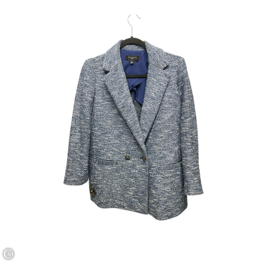 Blazer By Talbots In Blue & White, Size: 8p