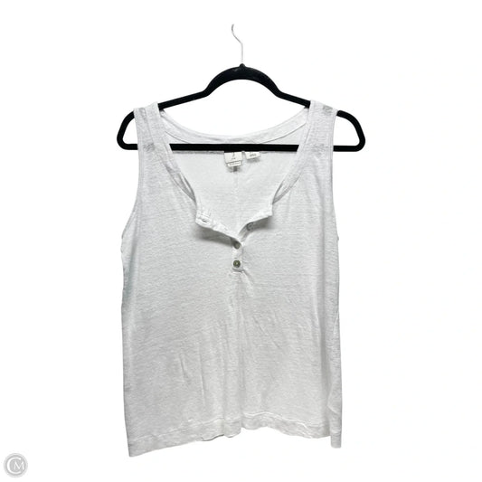 Top Sleeveless By Joie In White, Size: S