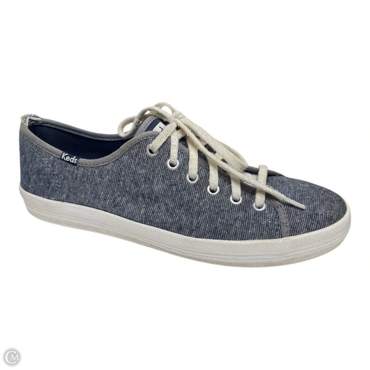 Shoes Sneakers By Keds In Blue & White, Size: 8.5