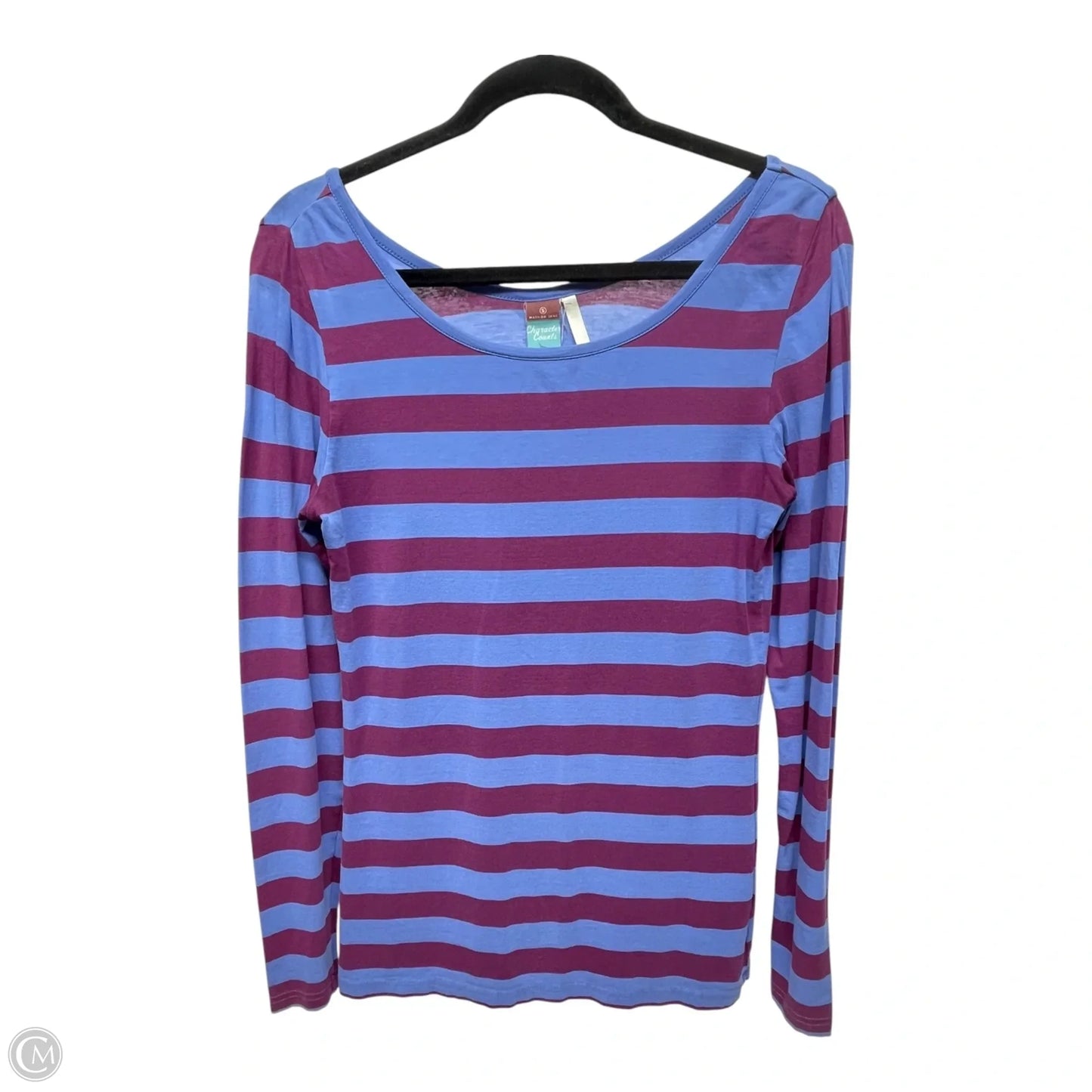 Top Long Sleeve By Matilda Jane In Striped Pattern, Size: S