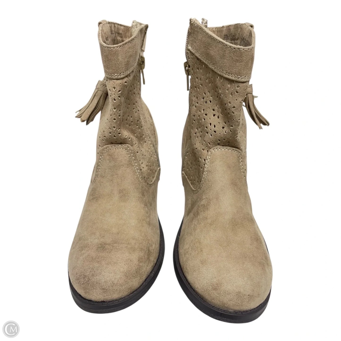 Boots Ankle Flats By Sonoma In Tan, Size: 5