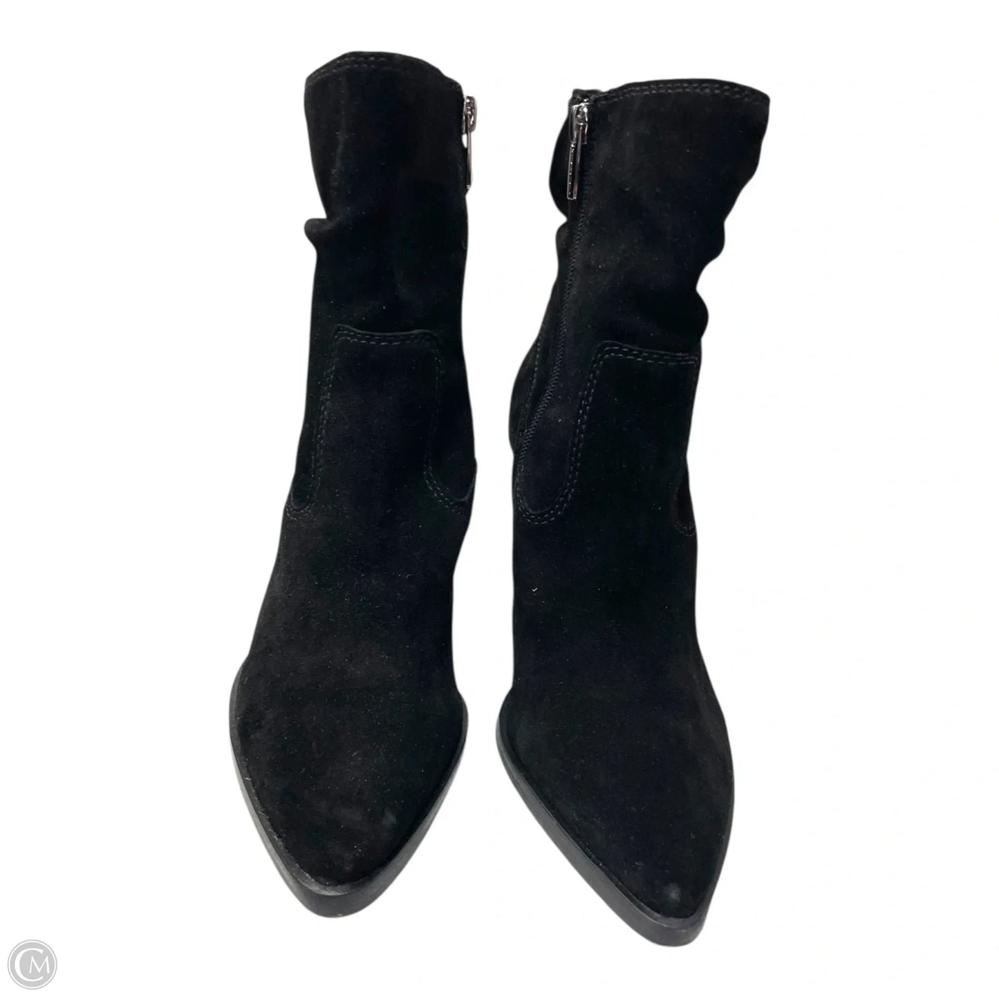 Boots Ankle Heels By Vince Camuto In Black, Size: 7