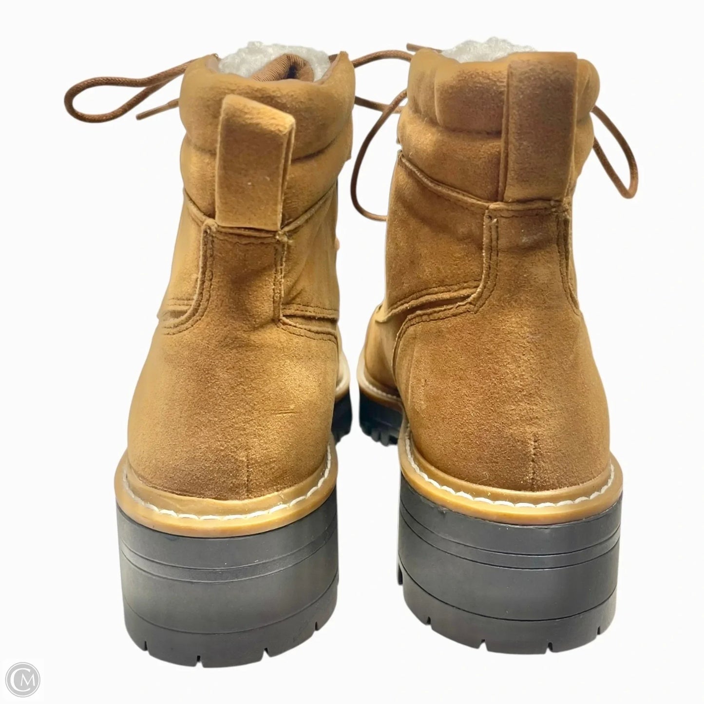 Boots Snow By Time And Tru In Brown & Cream, Size: 6